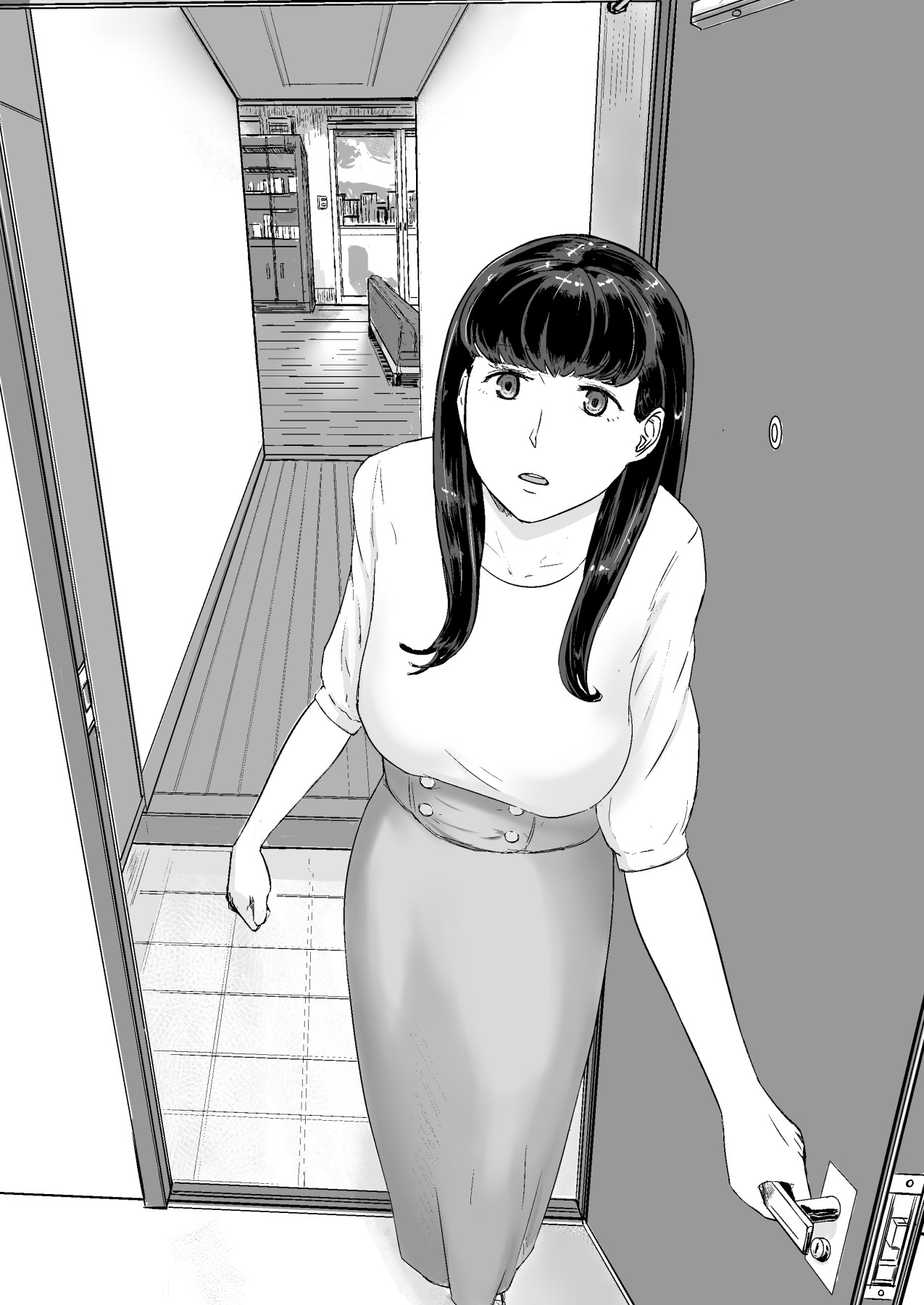 Hentai Manga Comic-A Usual Workday -My Wife's Secrets--Read-16